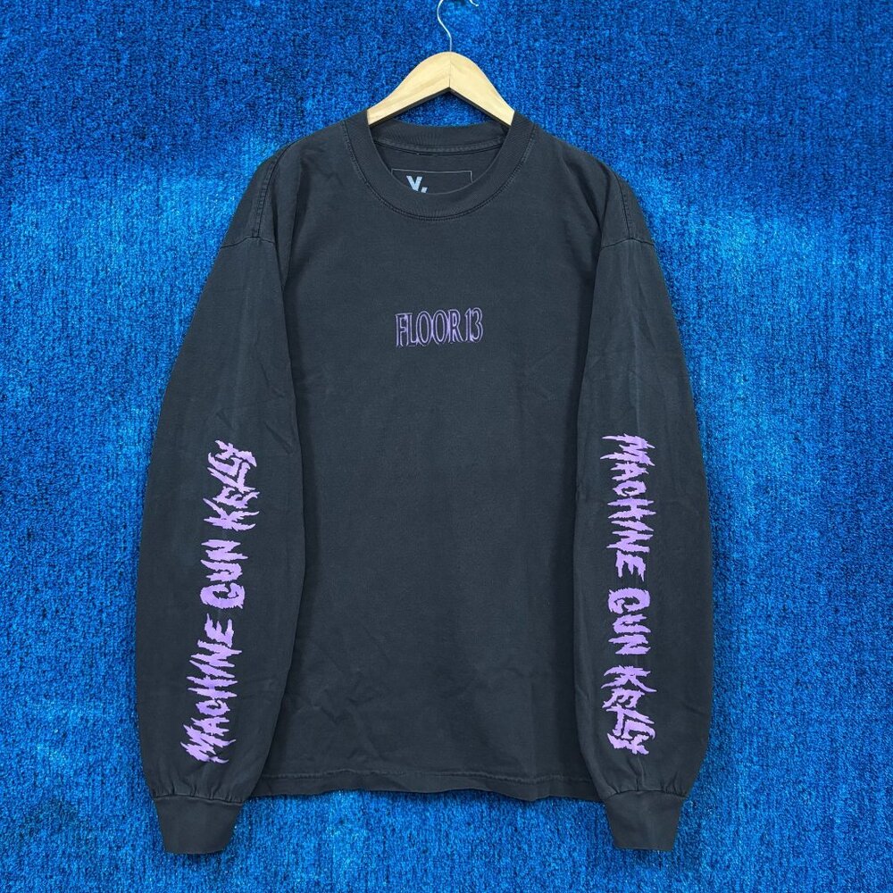 Machine Gun Kelly Tour Rock Long Sleeve T-shirt Size Large